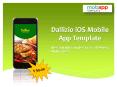 Custom Dallizio iOS Mobile App Template For Restaurant Apps - Only at $99