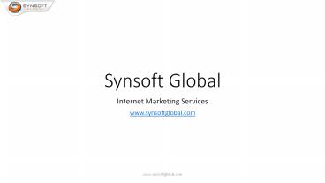 Synsoft Global - Digital marketing solution