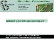 Building a zip line  geronimo construction