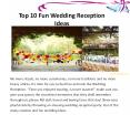 Top 10 Fun Wedding Reception Ideas PowerPoint PPT Presentation