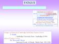 FATIGUE PowerPoint PPT Presentation