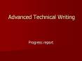Advanced Technical Writing PowerPoint PPT Presentation