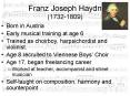 Franz Joseph Haydn (1732-1809) PowerPoint PPT Presentation