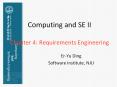 Computing and SE II  Chapter 4: Requirements Engineering PowerPoint PPT Presentation