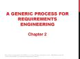 A Generic Process for Requirements Engineering PowerPoint PPT Presentation