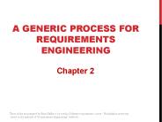 A Generic Process for Requirements Engineering