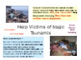 Help Victims of tragic Tsunamis PowerPoint PPT Presentation