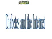 Diabetes and the Internet