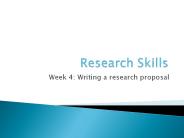 Research Skills