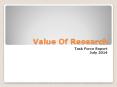 Value Of Research PowerPoint PPT Presentation
