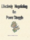Effectively  Negotiating PowerPoint PPT Presentation