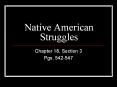 Native American Struggles PowerPoint PPT Presentation