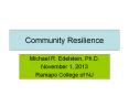 Community Resilience PowerPoint PPT Presentation