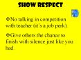 Show RESPECT PowerPoint PPT Presentation