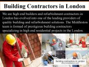 Building contractors in London