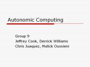 Autonomic Computing