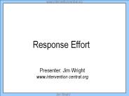Response Effort