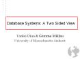 Database%20Systems:%20A%20Two%20Sided%20View PowerPoint PPT Presentation