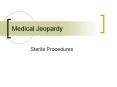 Medical Jeopardy PowerPoint PPT Presentation