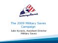 The%202009%20Military%20Saves%20Campaign PowerPoint PPT Presentation