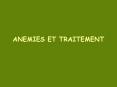 ANEMIES ET TRAITEMENT PowerPoint PPT Presentation