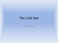 The Cold War PowerPoint PPT Presentation
