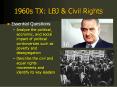 1960s TX: LBJ PowerPoint PPT Presentation