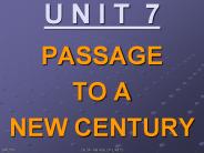 U N I T 7