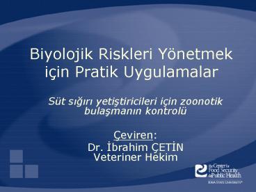 Biyolojik Riskleri Y