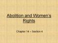 Abolition and Women PowerPoint PPT Presentation