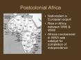 Postcolonial Africa PowerPoint PPT Presentation