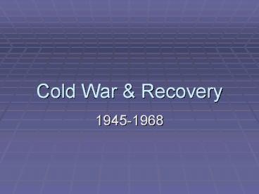 Cold War