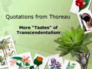 Quotations from Thoreau