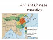 Ancient Chinese Dynasties