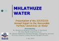 MHLATHUZE%20WATER PowerPoint PPT Presentation