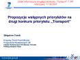Propozycje wstepnych priorytet PowerPoint PPT Presentation