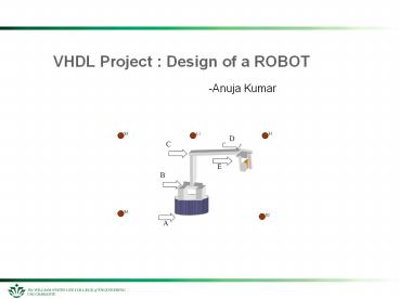 VHDL Project : Design of a ROBOT