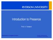 Introduction to Presence