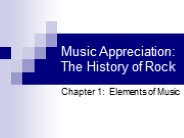 Music Appreciation: The History of Rock