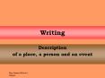Writing PowerPoint PPT Presentation