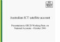 Australian ICT satellite account PowerPoint PPT Presentation