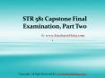 STR 581 Capstone Final Exam Part Two Latest Question Answers PowerPoint PPT Presentation