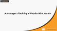 Advantages of building a website with joomla PowerPoint PPT Presentation