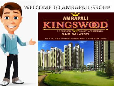 2 /3BHK Apartments By Amrapali Kingswood In Noida