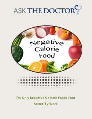 The Negative Calorie Myth