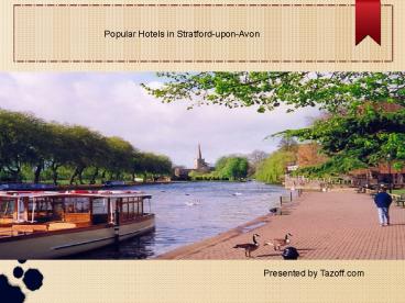 Compare Hotels in Stratford Upon Avon