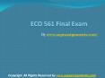 ECO 561 Final Exam Latest University of Phoenix Tutoring PowerPoint PPT Presentation