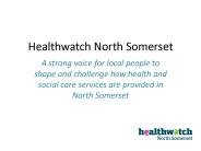 Healthwatch North Somerset