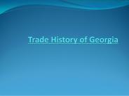 Trade History of Georgia