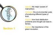Identify the major causes of malnutrition.